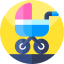 Baby and toys icon 64x64